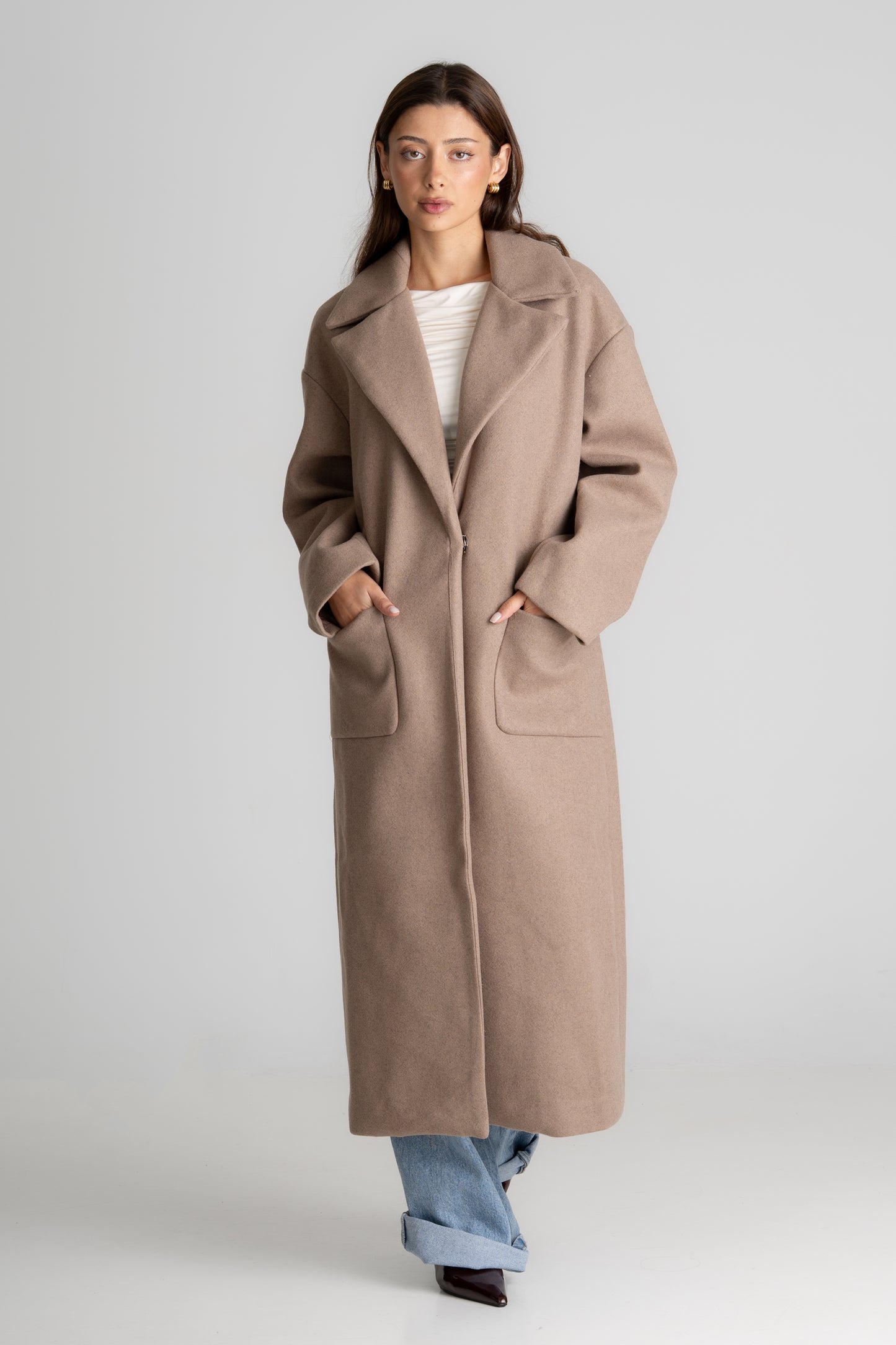 Trench-coat oversize