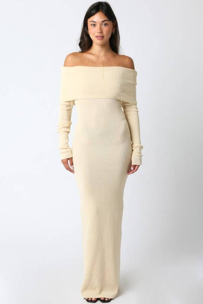Off Shoulder Maxi Dress