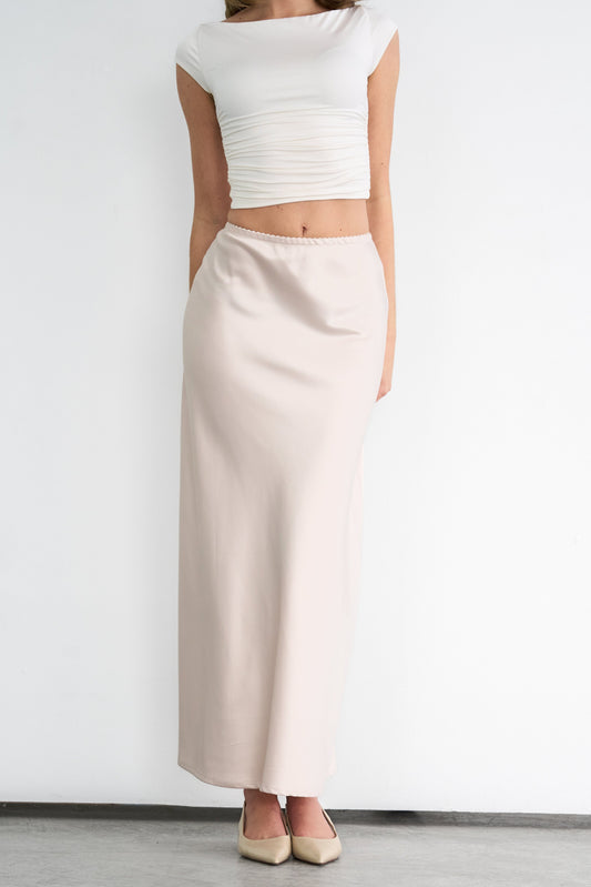 Satin Maxi Skirt