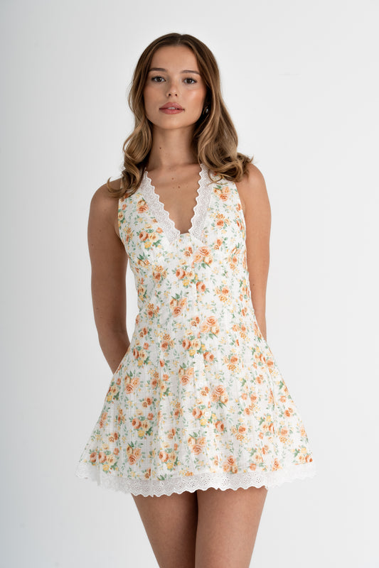Floral Farm Mini Dress